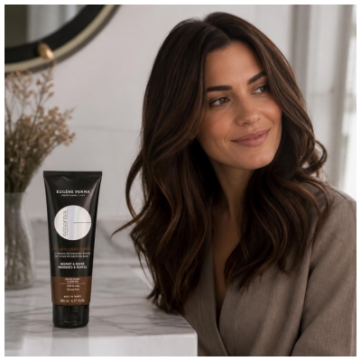 Eugène Perma Essentiel Keratin Color Pigment Masque Repigmentant Marron Sans Silicone 200 ml 