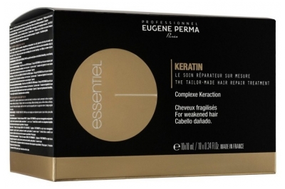Essentiel Keratin le Soin Réparateur Sur Mesure Réparation Ultime 
10 X10Ml