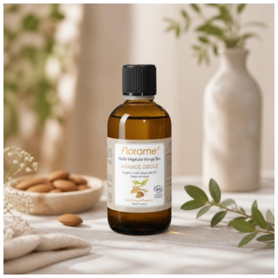 Florame Huile Végétale Vierge d'Amande Douce Bio 100 ml