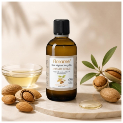 Florame Huile Végétale Vierge d'Amande Douce Bio 100 ml