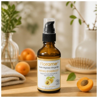 Florame Huile Végétale Vierge de Noyau d'Abricot Bio 50 ml