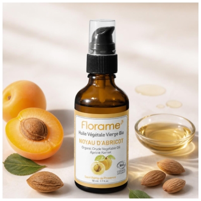 Florame Huile Végétale Vierge de Noyau d'Abricot Bio 50 ml
