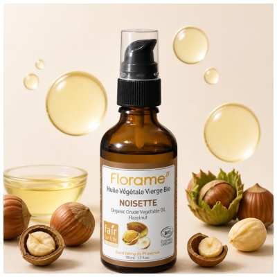 Florame Huile Végétale Vierge de Noisette Bio 50 ml