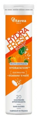 Vitavea HydraFresh Boost Électrolytes 20 Comprimés Effervescents