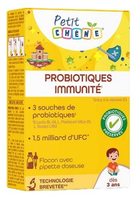 Les 3 Chênes Probiotiques Immunité Petit Chêne Flacon de 5,5 ml