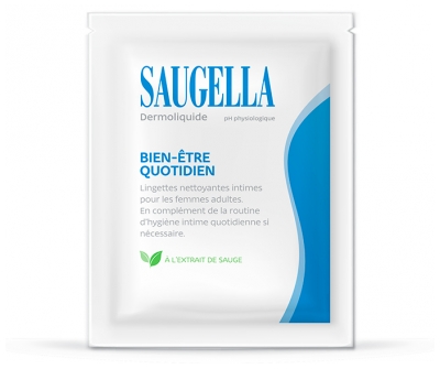 Saugella Dermoliquide Lingettes Nettoyantes Intimes 10 Unités