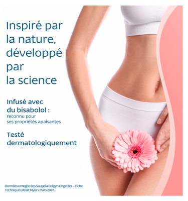 Saugella Poligyn Lingettes Nettoyantes Intimes 15 Unités