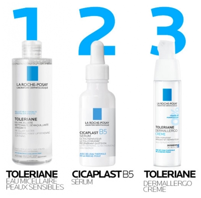 La Roche-Posay Tolériane Eau Micellaire Ultra Peaux Sensibles Lot de 2 x 400 ml