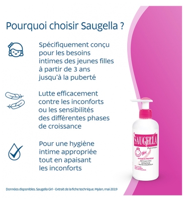 Saugella Girl Duo 2 x 200 ml / -30% Sur le Second Flacon