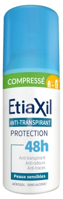 Etiaxil Anti-Transpirant Protection 48h Compressé Peaux Sensibles 100 ml