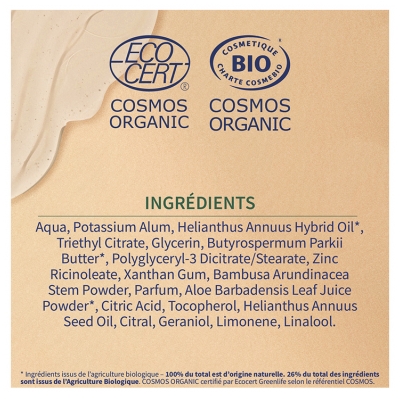 Cooper Déodorant Anti-Transpirant Végétal 48H Thé Vert Biologique 50 ML