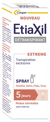 Etiaxil Détranspirant Extreme Peaux Normales pour le Corps Spray 30 ML