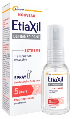 Etiaxil Détranspirant Extreme Peaux Normales pour le Corps Spray 30 ML