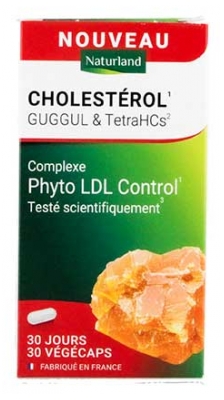 Naturland Cholestérol Guggul & TetraHCs² 30 Végécaps