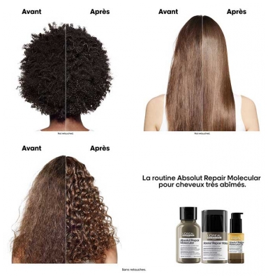 Absolut Repair Molecular L'Oréal Professionnel Shampoing Professionnel 100 ml + Masque Professionnel 50 ml