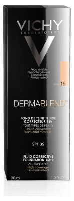 Vichy Dermablend Fond de Teint Fluide Correcteur 30 ml - Teinte : 15 : Opal