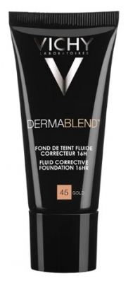 Vichy Dermablend Fond de Teint Fluide Correcteur 30 ml - Teinte : 45 : Gold