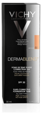 Vichy Dermablend Fond de Teint Fluide Correcteur 30 ml - Teinte : 55 : Bronze