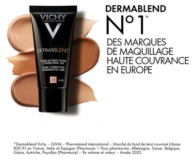 Vichy Dermablend Fond de Teint Fluide Correcteur 30 ml - Teinte : 30 : Beige