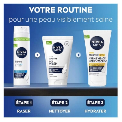 Nivea Men Sensitive Gel à Raser Peaux Sensibles 200 ml