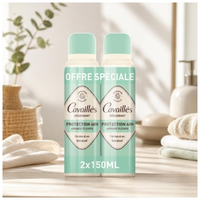 Cavaillès Protection 48H Spray Lot de 2 x 150 ml