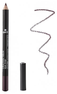 Avril Le Crayon Yeux Eyeliner Bio - Couleur : Aubergine Nacré