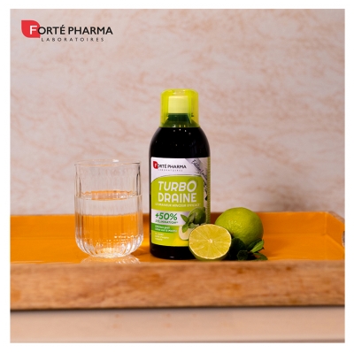 Forté Pharma TurboDraine 500 ml - Goût : Citron Vert & Menthe