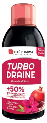 Forté Pharma TurboDraine 500 ml - Goût : Grenade/Hibiscus