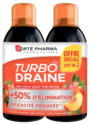 Forté Pharma TurboDraine - Lot de 2 Bouteilles de 500 ml