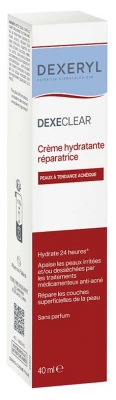 Dexeryl Dexeclear Crème Hydratante Réparatrice Peaux à Tendance Acnéique 40 ml