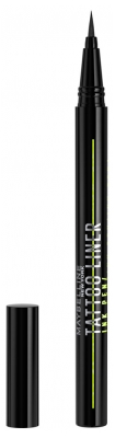 Maybelline New York Tattoo Liner Smokey Crayon Gel Automatique 1,3 g - Couleur : 880 Jet Black