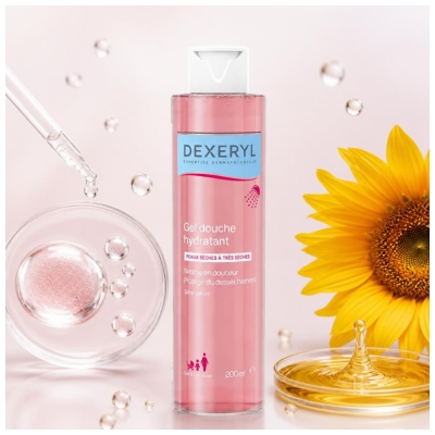Dexeryl Gel Douche Hydratant pour les Peaux Sèches à Très Sèches 200 ml