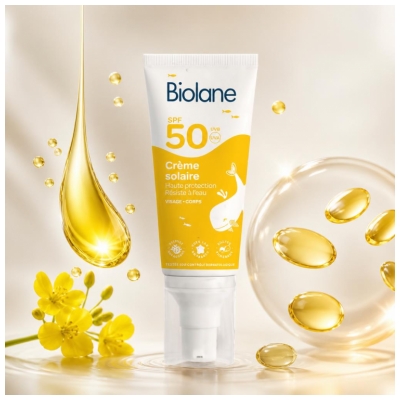 Biolane Expert Crème Solaire Visage & Corps SPF50 50 ml