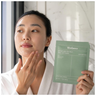 Biodance Refreshing Sea Kelp Real Deep Masque Visage 34 g