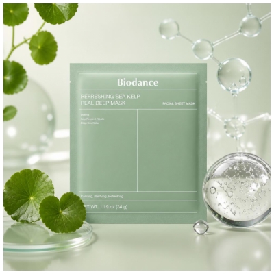Biodance Refreshing Sea Kelp Real Deep Masque Visage 34 g