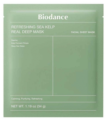 Biodance Refreshing Sea Kelp Real Deep Masque Visage 34 g