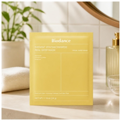 Biodance Radiant Vita Niacinamide Real Depp Masque Visage 34 g