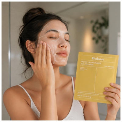 Biodance Radiant Vita Niacinamide Real Depp Masque Visage 34 g