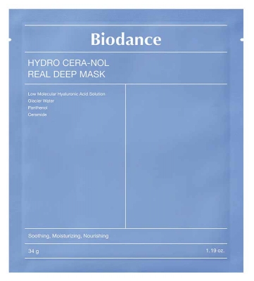 Biodance Hydro Cera-Nol Real Deep Masque Visage 34 g