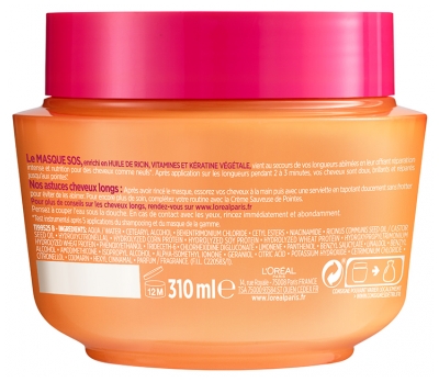 L'Oréal Paris Elseve Dream Long Masque Sauveur de Longueurs Cheveux Longs Abîmes 290 ml