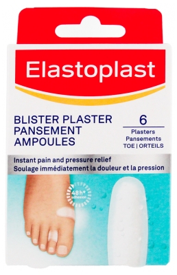 Elastoplast Blister Plaster Pansements Ampoules 6 Unités