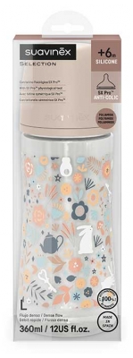 Suavinex Wonderland Biberon Tétine Symétrique L Débit Rapide 360 ml Dès 6 Mois