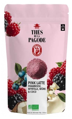 Thés de la Pagode Pink Latté 16 Tasses Bio 80 g