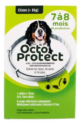 OctoProtect Collier Chiens de Plus de 8 kg
