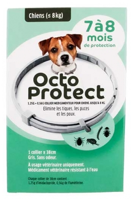 OctoProtect Collier Chiens de Moins de 8 kg