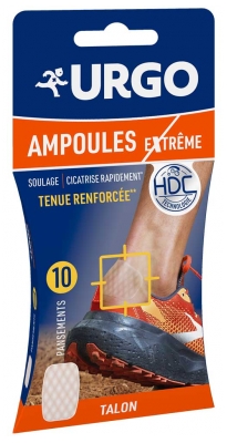 Urgo Ampoules Extrême 10 Pansements 6,8 x 4,2 cm