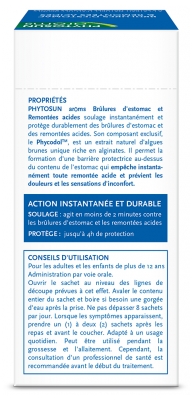 Phytosun Arôms Brûlures d'Estomac et Remontées Acides 15 Sachets Liquides