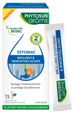 Phytosun Arôms Brûlures d'Estomac et Remontées Acides 15 Sachets Liquides