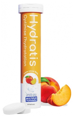 Hydratis Solution d'Hydratation 20 Comprimés - Arôme : Pêche