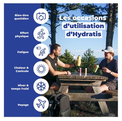 Hydratis Solution d'Hydratation 20 Comprimés - Arôme : Noix de Coco